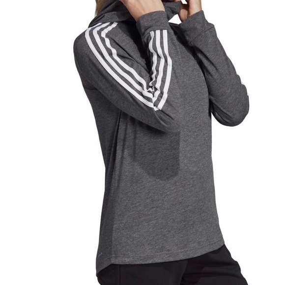 ladies grey adidas sweatshirt